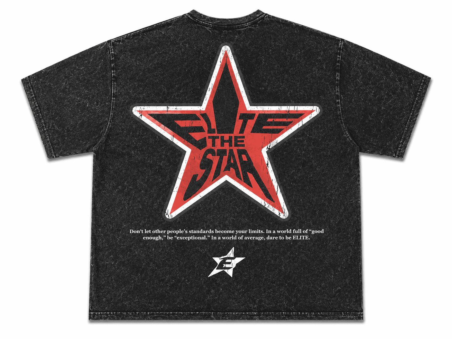 Elite Brand Winners Premium Embellished T-Shirt - Gray