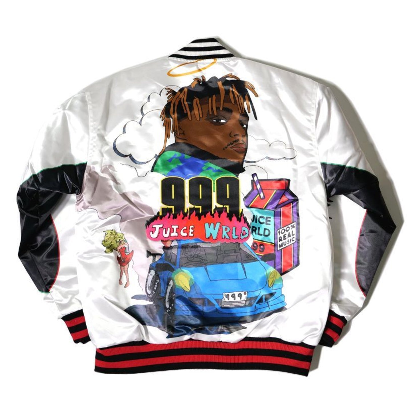 HEADGEAR CLASSICS - JUICE WRLD JACKET (WHT/RED)