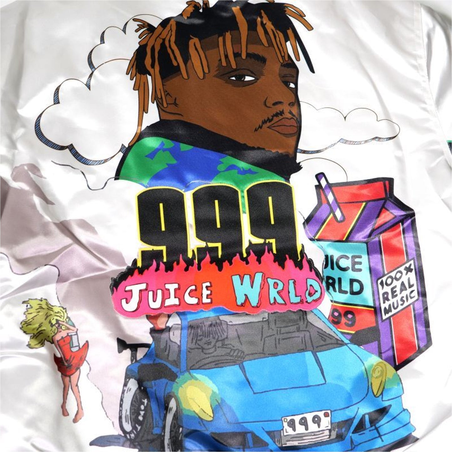 HEADGEAR CLASSICS - JUICE WRLD JACKET (WHT/RED)