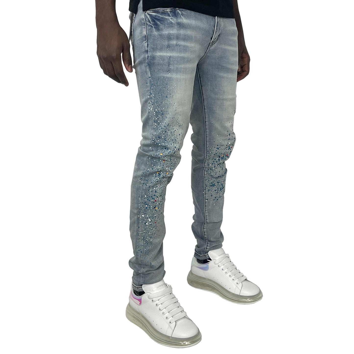 3706 STAY FLY LIGHT BLUE LOW RISE SKINNY JEAN