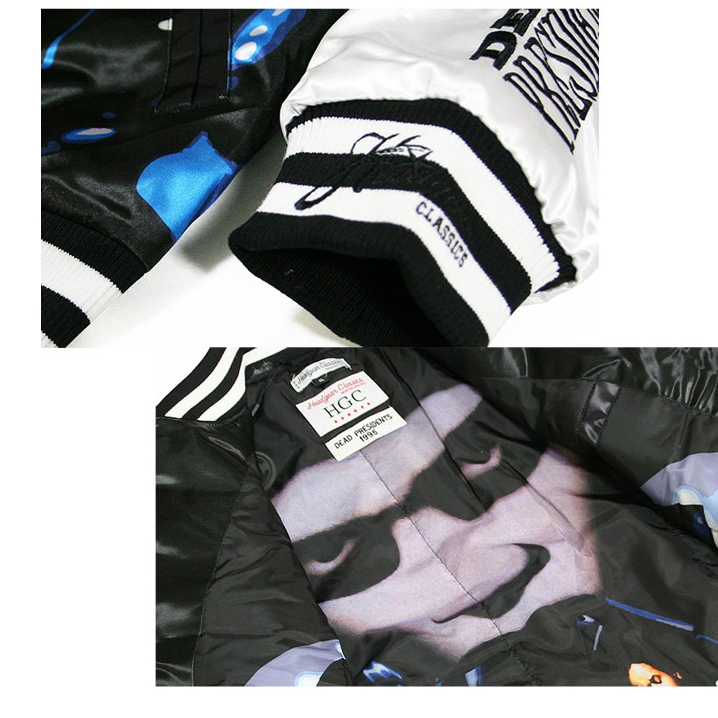 HEADGEAR CLASSICS - DEAD PRESIDENTS JACKET (BLK/WHT)