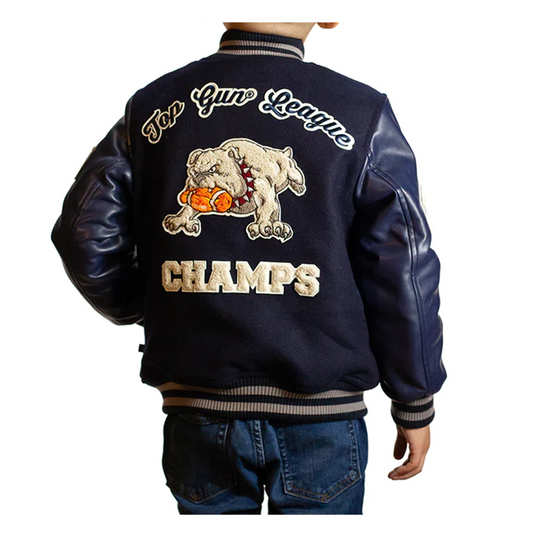 TOP GUN® KIDS "BULLDOG" BOMBER JACKET TGK2239 (NAVY)