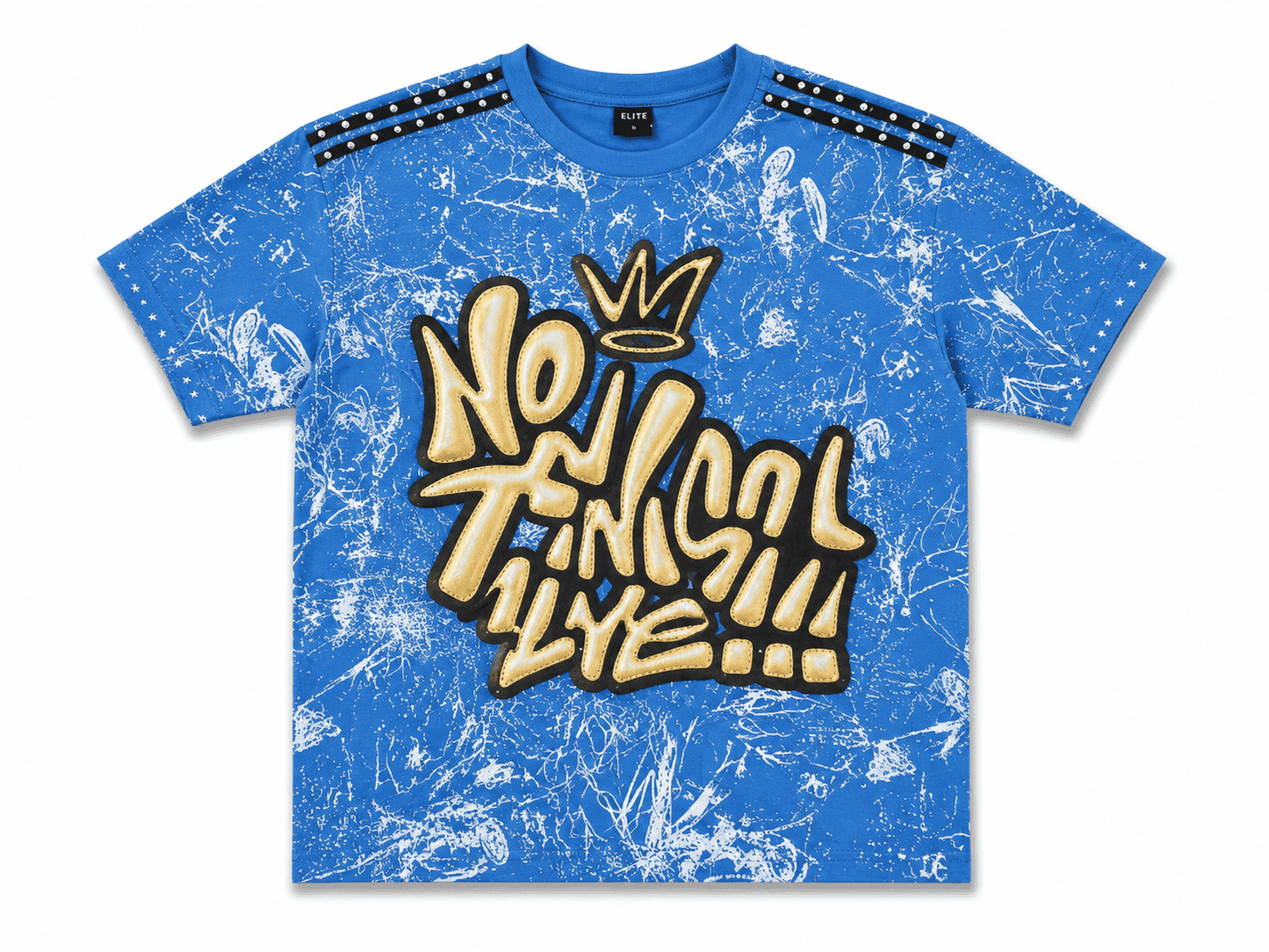 Elite Brand No Finish Line T-Shirt – Blue