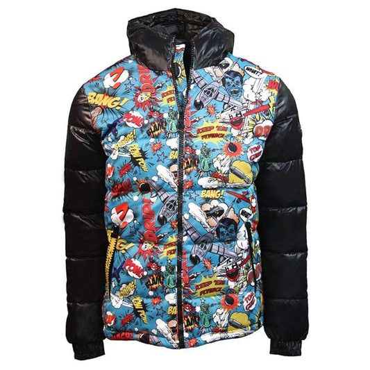 Top Gun Comics Down Jacket Black