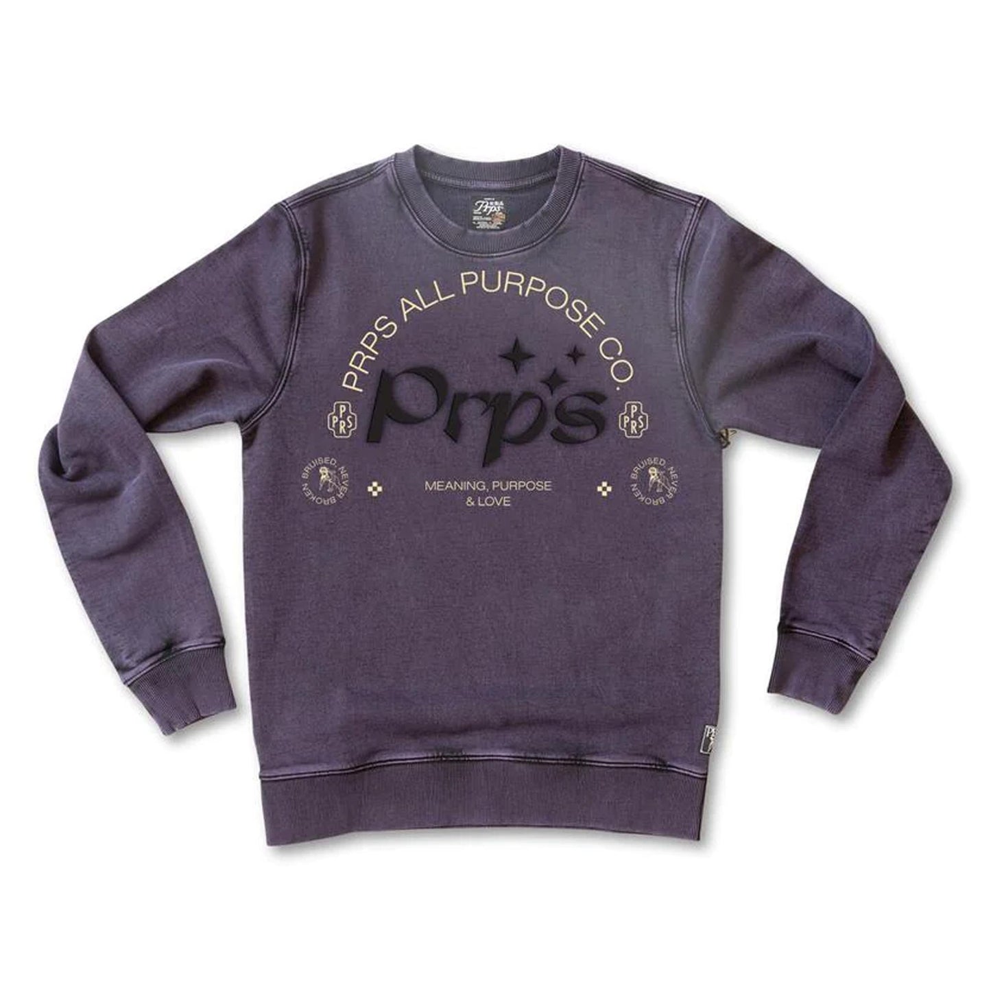 PRPS FINISH CREWNECK AND SWEATPANT SET (PURPLE)