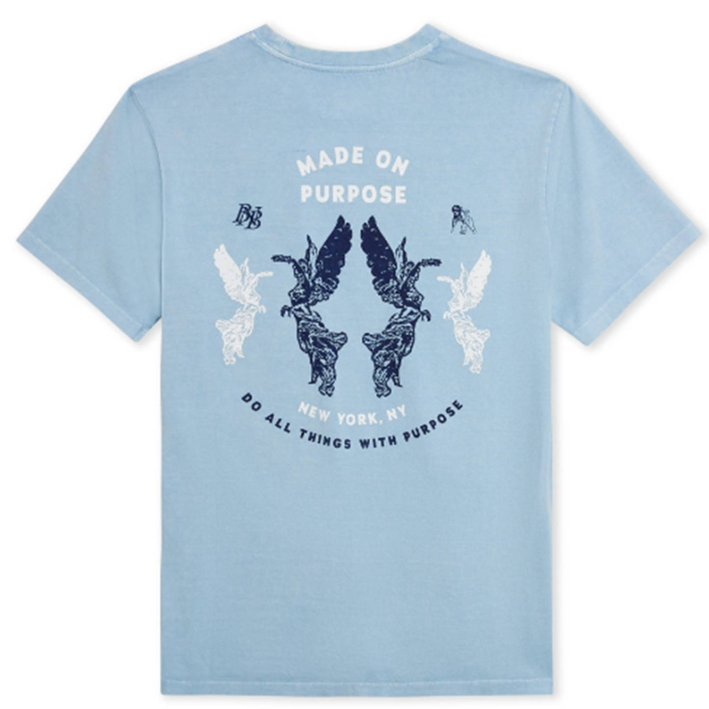 PRPS SABAL TEE - BLUE MIST