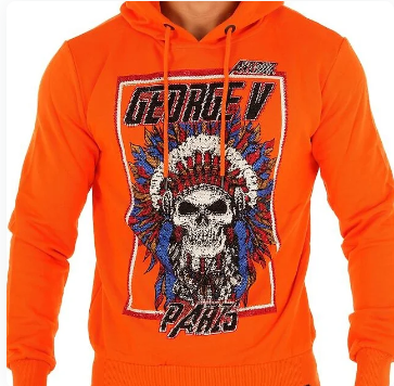 AVENUE GEORGE V PARIS "CHIEF SKULL HEAD" SWEATSHIRT