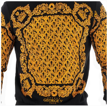 AVENUE GEORGE V PARIS MIRROR SWEATSHIRT (GOLD)