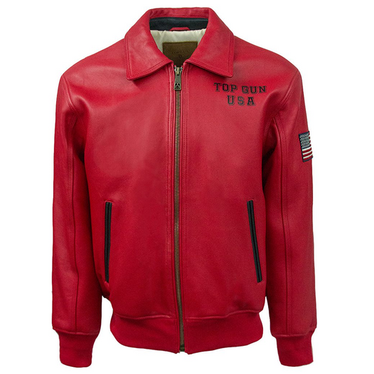 TOP GUN® MEN’S LADY LUCK JACKET (RED) TG2100