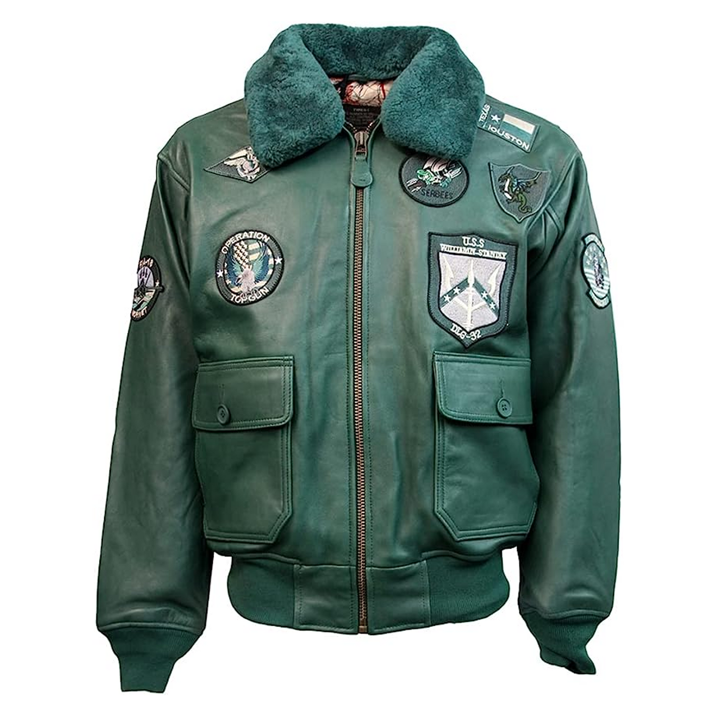 TOP GUN® OFFICIAL SIGNATURE SERIES JACKET (GREEN) TG-1