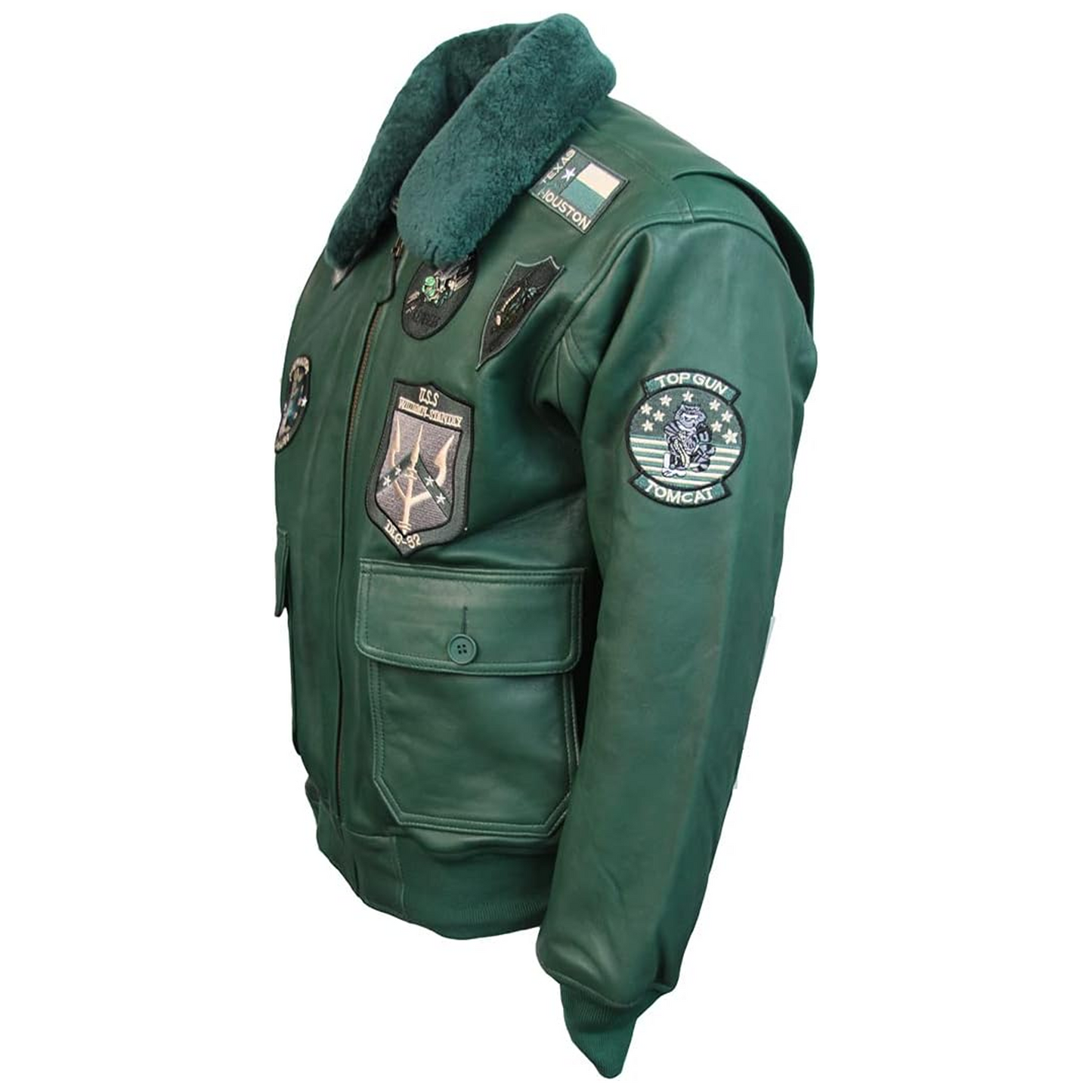 TOP GUN® OFFICIAL SIGNATURE SERIES JACKET (GREEN) TG-1