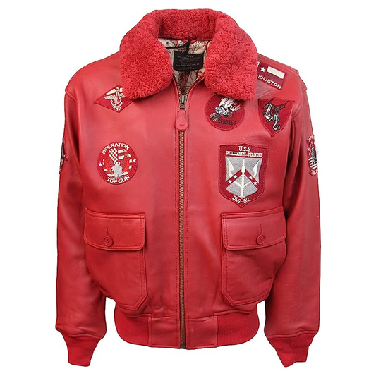 TOP GUN® OFFICIAL SIGNATURE SERIES JACKET (RED) TG-1