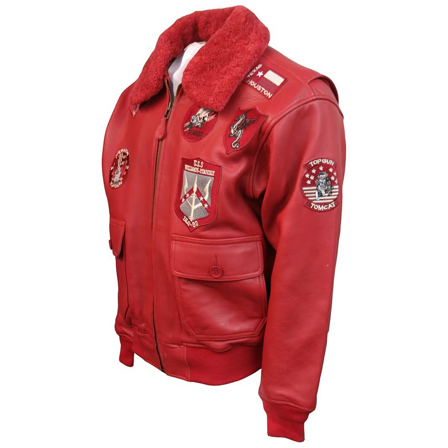 TOP GUN® OFFICIAL SIGNATURE SERIES JACKET (RED) TG-1