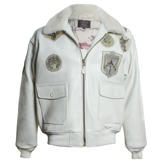 TOP GUN® OFFICIAL SIGNATURE SERIES JACKET (WHITE) TG-1