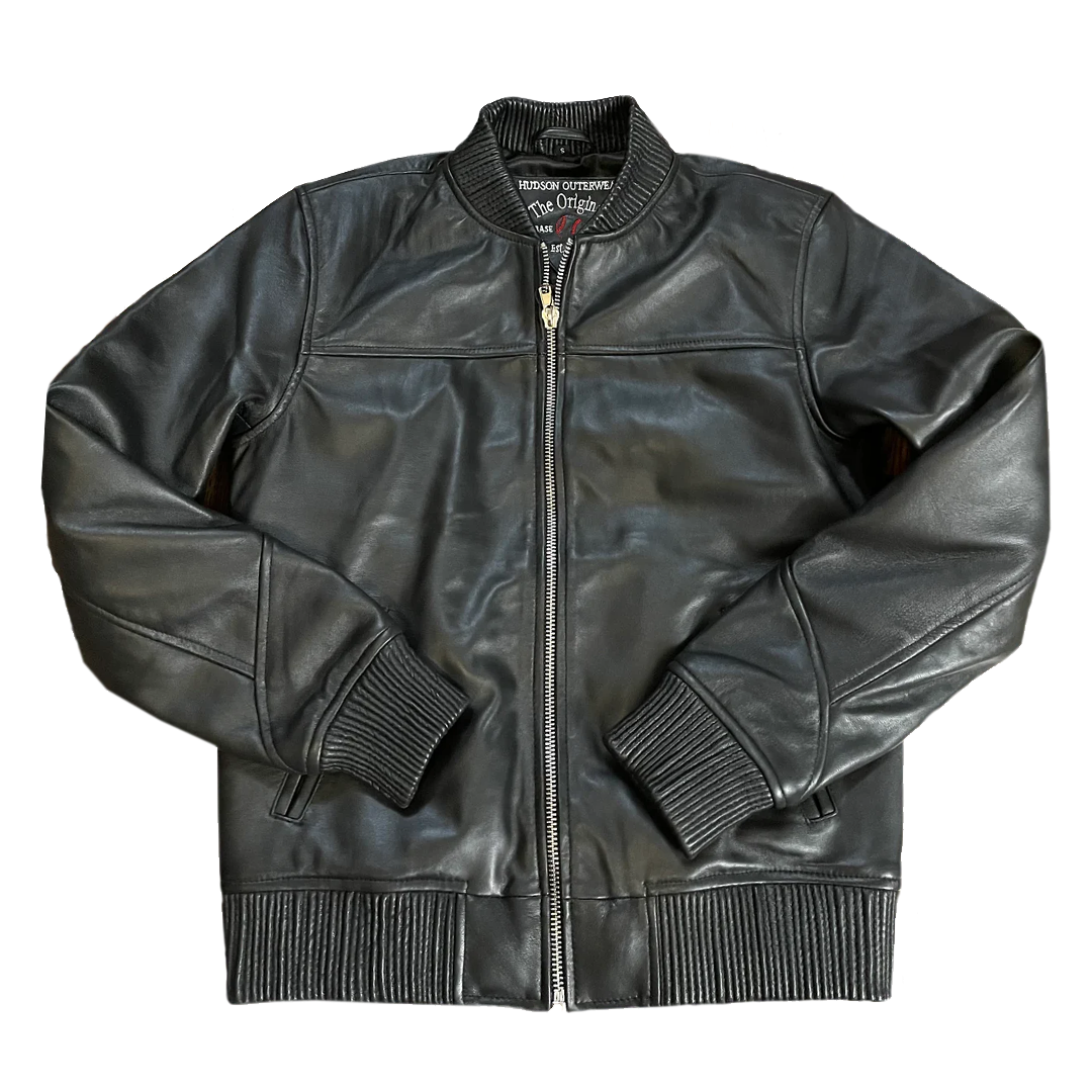 Hudson Outerwear The Original Baseball Jacket (Black)