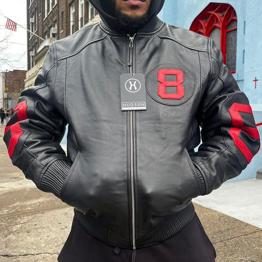 Hudson Outerwear The Original Eightball Jacket (Black/Red)