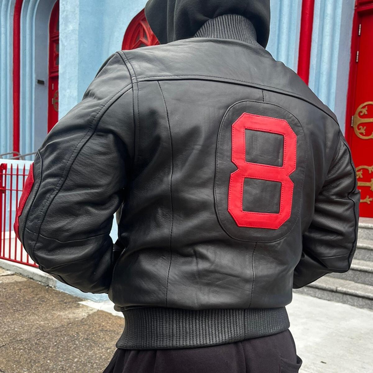 Hudson Outerwear The Original Eightball Jacket (Black/Red)