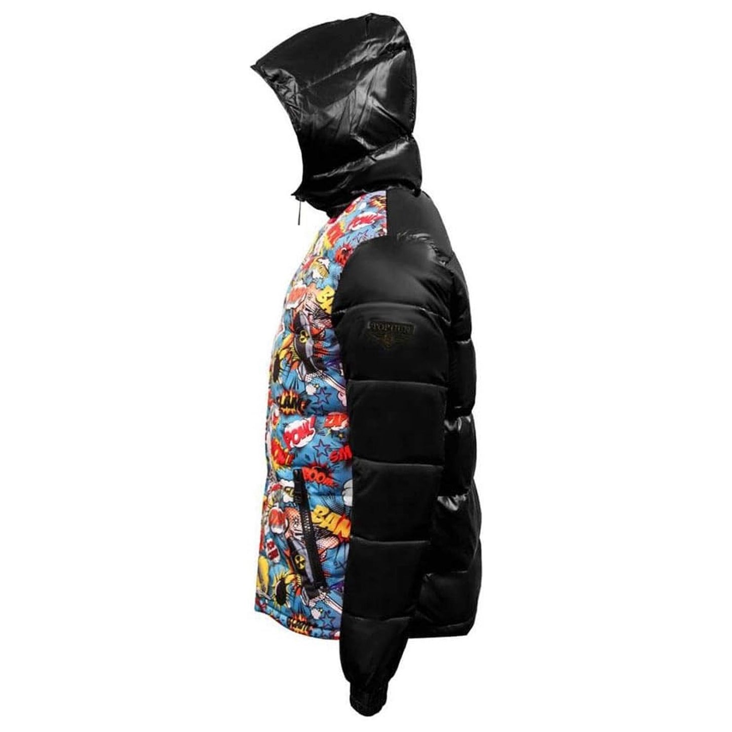 Top Gun Comics Down Jacket Black