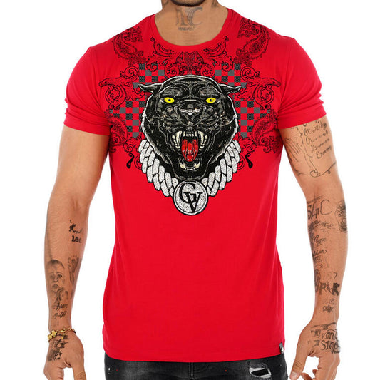 AVENUE GEORGE V PANTHERE T-SHIRT GV2719 (RED)