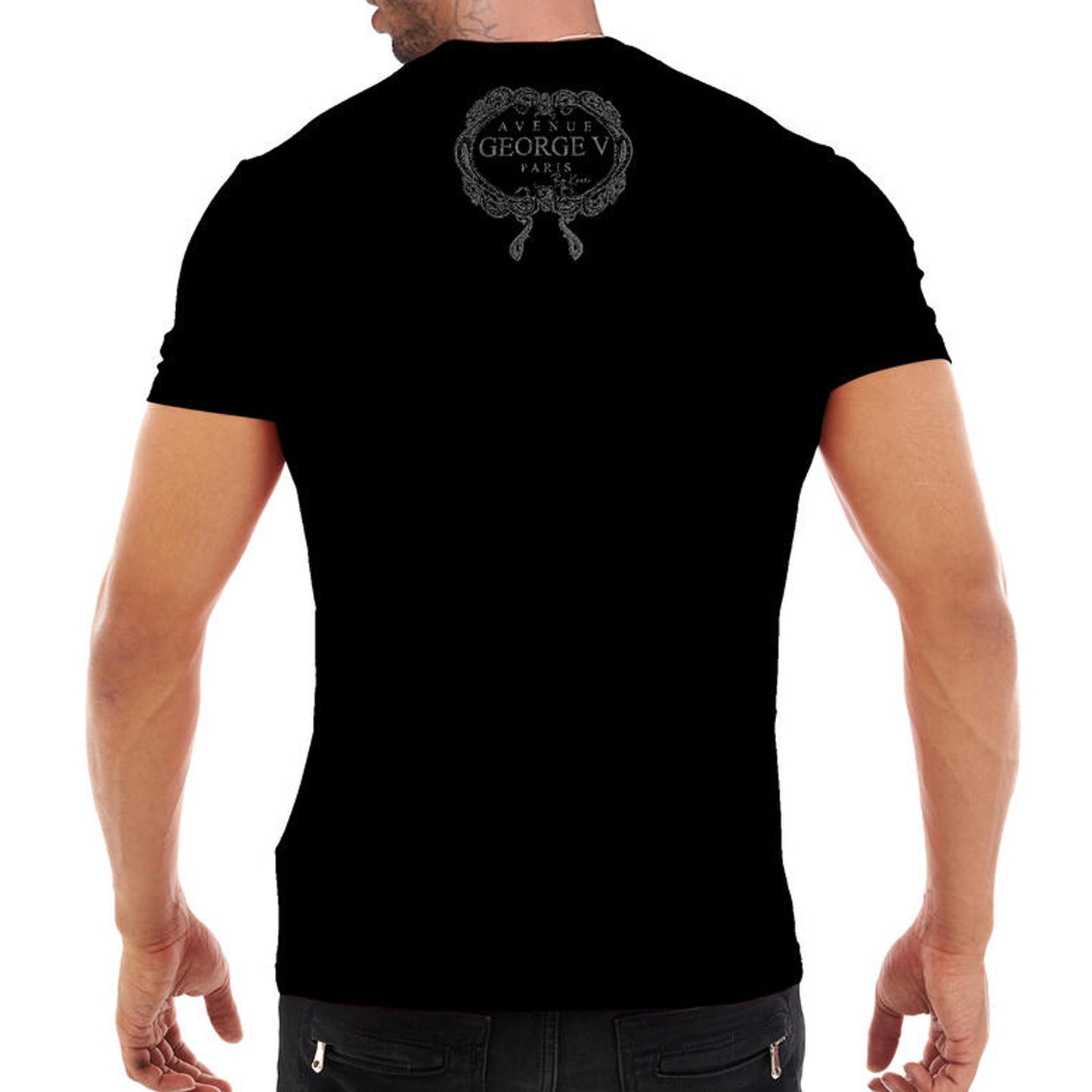 AVENUE GEORGE V PANTHERE T-SHIRT GV2719 (BLACK)