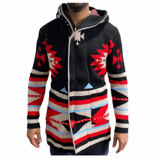 One in a Million Hooded Cardigan (Tribal)