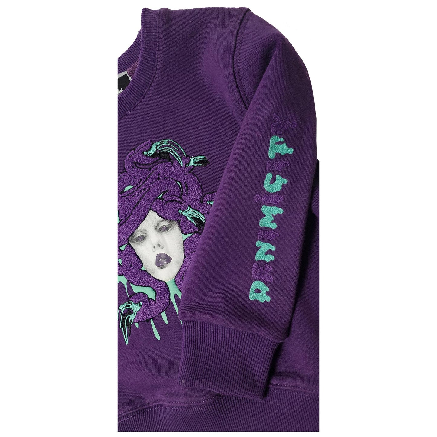 DENIMICITY CHENILLE MEDUSA PURPLE CREWNECK (DNM-2152PURPLEKIDS)