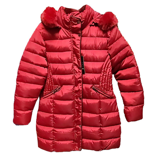 KANGOL FUR PUFFER (RED)