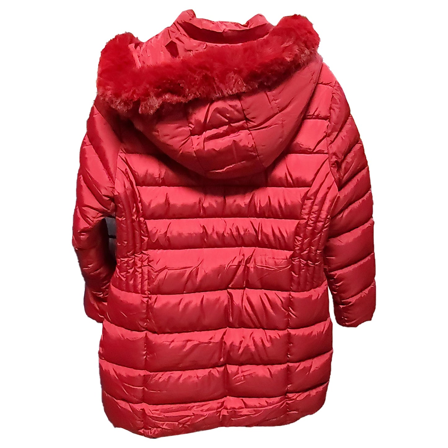 KANGOL FUR PUFFER (RED)