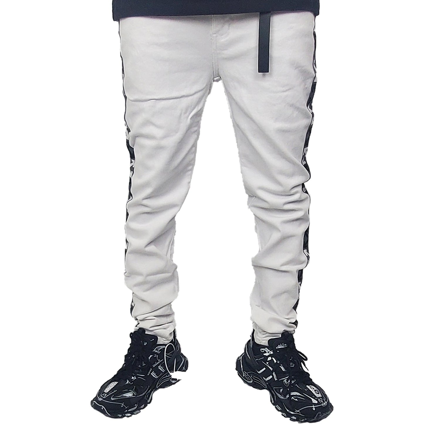 3709 STAY FLY WHITE STRAIGHT LOOSE JEAN