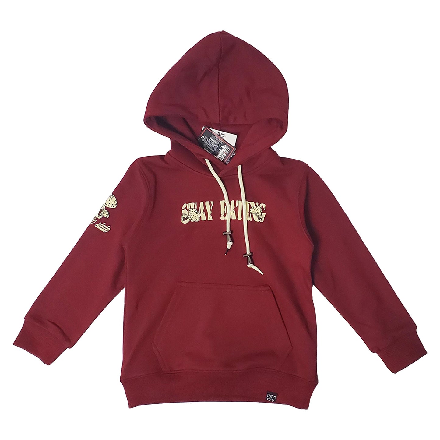 DENIMICITY STAY EATING KIDS BURGUNDY HOODY (DNM-2311BURG)