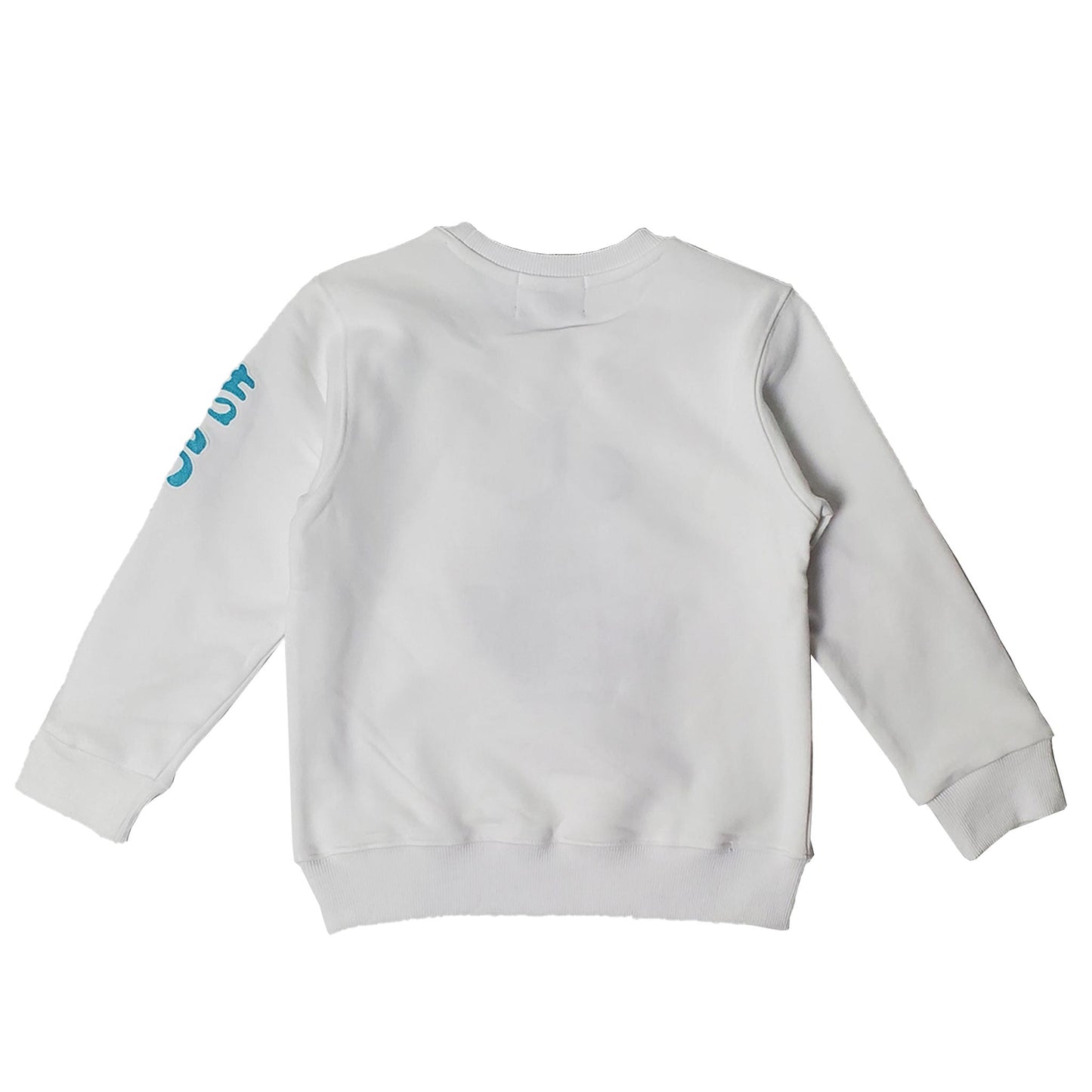 DENIMICITY HAPPY ENDINGS KIDS WHITE CREWNECK (DNM-2274WHITE)